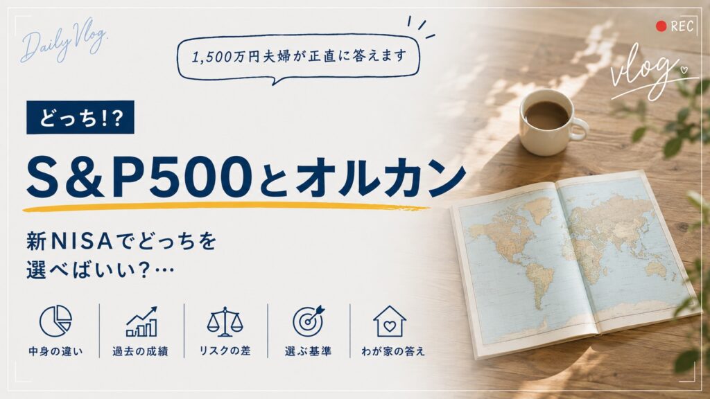 S&P500とオルカン。新NISAでどっちを選べばいい？